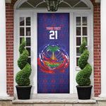 Custom Haiti Grenadye Alaso Door Cover Blue Nou Retounen Anko 1974-2026 - African Pride