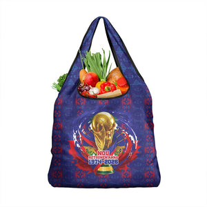Haiti Grenadye Alaso Grocery Bag Blue Nou Retounen Anko 1974-2026 - African Pride