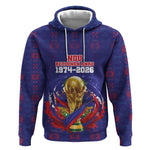 Custom Haiti Grenadye Alaso Hoodie Blue Nou Retounen Anko 1974-2026 - African Pride