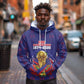 Custom Haiti Grenadye Alaso Hoodie Blue Nou Retounen Anko 1974-2026 - African Pride
