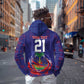 Custom Haiti Grenadye Alaso Hoodie Blue Nou Retounen Anko 1974-2026 - African Pride