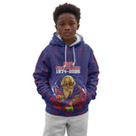Custom Haiti Grenadye Alaso Kid Hoodie Blue Nou Retounen Anko 1974-2026 - African Pride