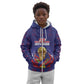 Custom Haiti Grenadye Alaso Kid Hoodie Blue Nou Retounen Anko 1974-2026 - African Pride