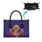 Haiti Grenadye Alaso Leather Bag Blue Nou Retounen Anko 1974-2026 - African Pride