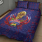 Haiti Grenadye Alaso Quilt Bed Set Blue Nou Retounen Anko 1974-2026 - African Pride