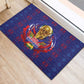 Haiti Grenadye Alaso Rubber Doormat Blue Nou Retounen Anko 1974-2026 - African Pride