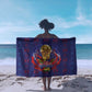 Haiti Grenadye Alaso Sarong Blue Nou Retounen Anko 1974-2026 - African Pride