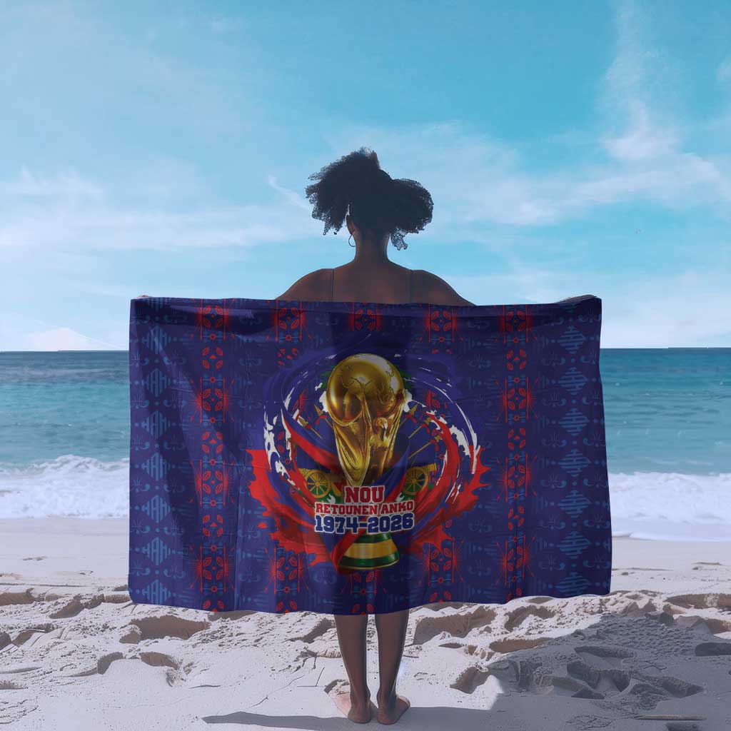 Haiti Grenadye Alaso Sarong Blue Nou Retounen Anko 1974-2026 - African Pride