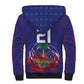 Custom Haiti Grenadye Alaso Sherpa Hoodie Blue Nou Retounen Anko 1974-2026 - African Pride