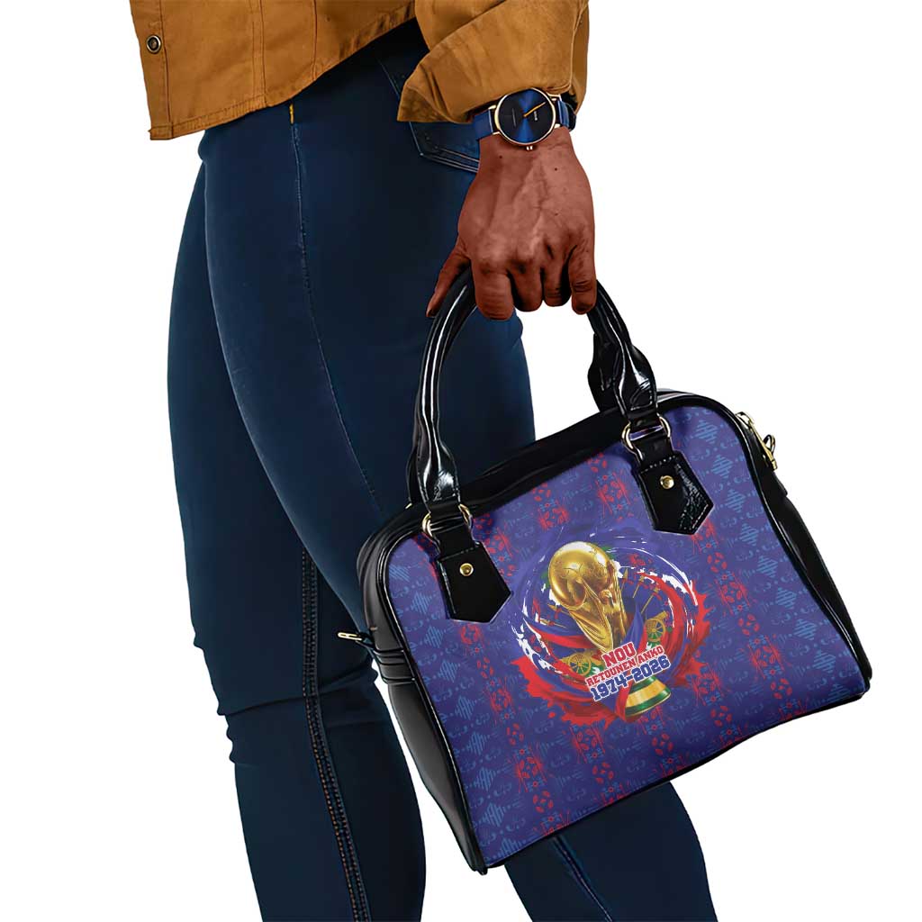 Haiti Grenadye Alaso Shoulder Handbag Blue Nou Retounen Anko 1974-2026 - African Pride