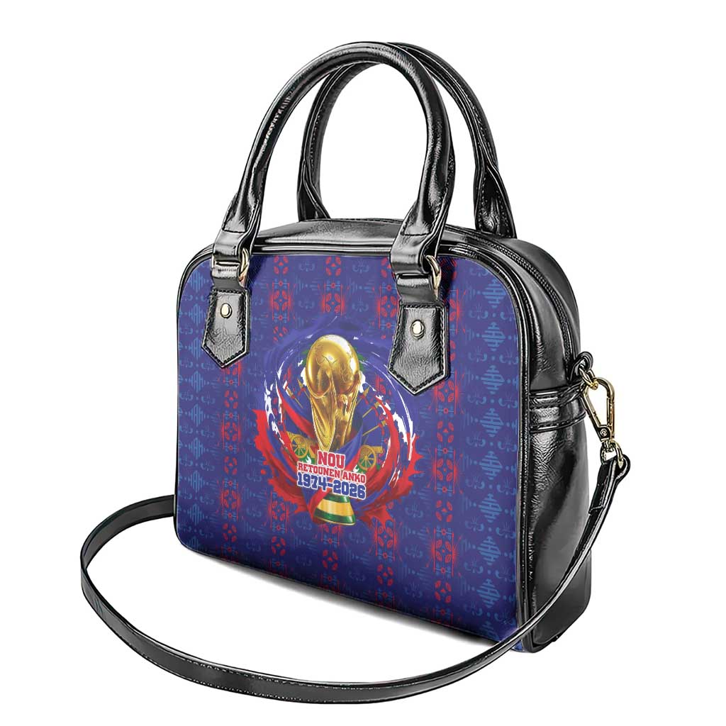 Haiti Grenadye Alaso Shoulder Handbag Blue Nou Retounen Anko 1974-2026 - African Pride
