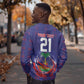 Custom Haiti Grenadye Alaso Sweatshirt Blue Nou Retounen Anko 1974-2026 - African Pride