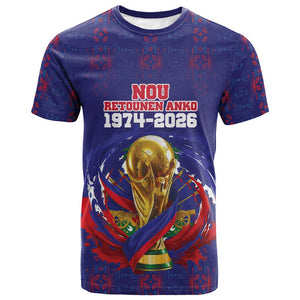 Custom Haiti Grenadye Alaso T shirt Blue Nou Retounen Anko 1974-2026 - African Pride