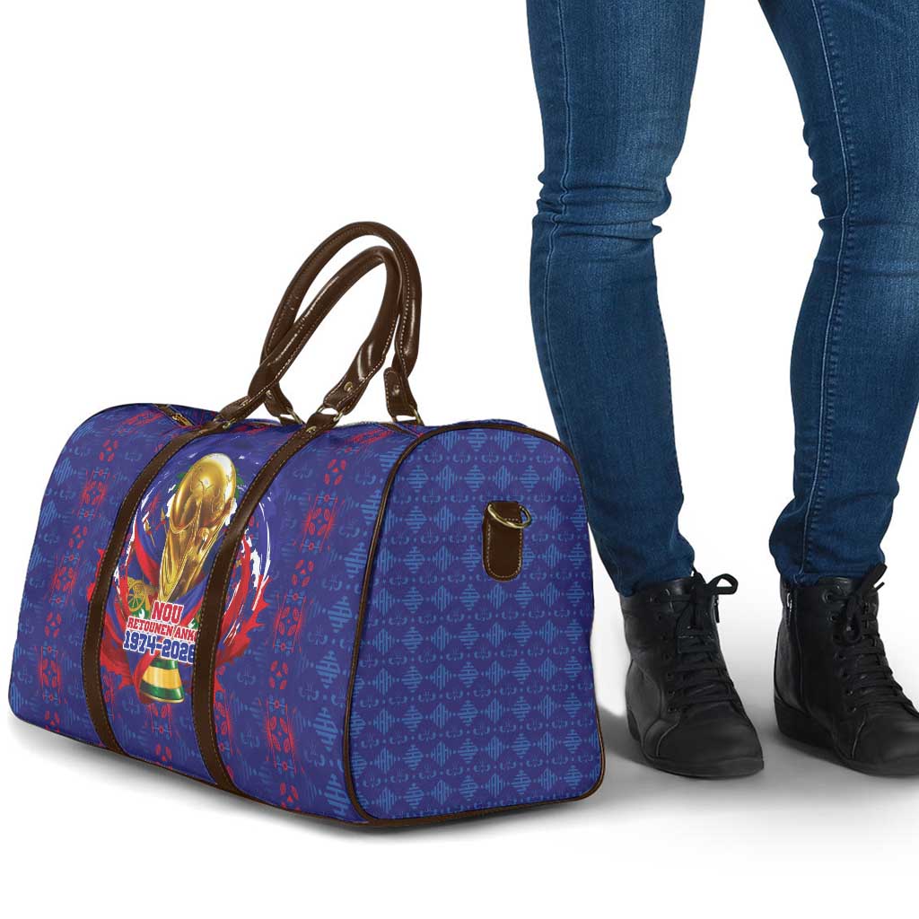Haiti Grenadye Alaso Travel Bag Blue Nou Retounen Anko 1974-2026 - African Pride
