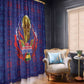 Haiti Grenadye Alaso Window Curtain Blue Nou Retounen Anko 1974-2026 - African Pride