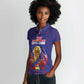 Custom Haiti Grenadye Alaso Women Polo Shirt Blue Nou Retounen Anko 1974-2026 - African Pride