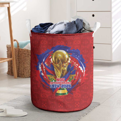 Haiti Grenadye Alaso Laundry Basket Red Nou Retounen Anko 1974-2026 - African Pride