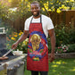 Haiti Grenadye Alaso Apron Red Nou Retounen Anko 1974-2026 - African Pride