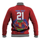 Custom Haiti Grenadye Alaso Baseball Jacket Red Nou Retounen Anko 1974-2026 - African Pride