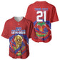 Custom Haiti Grenadye Alaso Baseball Jersey Red Nou Retounen Anko 1974-2026 - African Pride