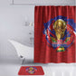 Haiti Grenadye Alaso Bathroom Set Red Nou Retounen Anko 1974-2026 - African Pride