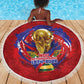 Haiti Grenadye Alaso Beach Blanket Red Nou Retounen Anko 1974-2026 - African Pride