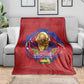 Haiti Grenadye Alaso Blanket Red Nou Retounen Anko 1974-2026 - African Pride
