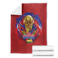 Haiti Grenadye Alaso Blanket Red Nou Retounen Anko 1974-2026 - African Pride