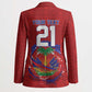 Custom Haiti Grenadye Alaso Blazer Red Nou Retounen Anko 1974-2026 - African Pride
