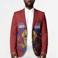 Custom Haiti Grenadye Alaso Blazer Red Nou Retounen Anko 1974-2026 - African Pride