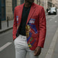 Custom Haiti Grenadye Alaso Blazer Red Nou Retounen Anko 1974-2026 - African Pride