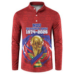 Custom Haiti Grenadye Alaso Button Sweatshirt Red Nou Retounen Anko 1974-2026