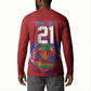 Custom Haiti Grenadye Alaso Button Sweatshirt Red Nou Retounen Anko 1974-2026