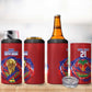 Custom Haiti Grenadye Alaso 4 in 1 Can Cooler Tumbler Red Nou Retounen Anko 1974-2026 - African Pride