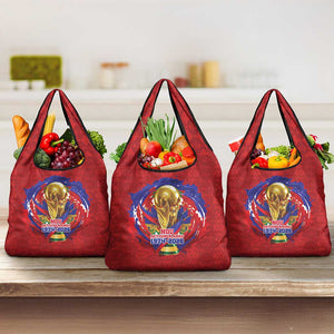 Haiti Grenadye Alaso Grocery Bag Red Nou Retounen Anko 1974-2026 - African Pride