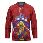 Custom Haiti Grenadye Alaso Hockey Jersey Red Nou Retounen Anko 1974-2026 - African Pride