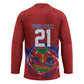 Custom Haiti Grenadye Alaso Hockey Jersey Red Nou Retounen Anko 1974-2026 - African Pride