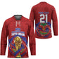 Custom Haiti Grenadye Alaso Hockey Jersey Red Nou Retounen Anko 1974-2026 - African Pride