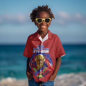 Custom Haiti Grenadye Alaso Kid Hawaiian Shirt Red Nou Retounen Anko 1974-2026 - African Pride
