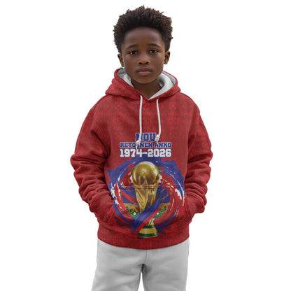 Custom Haiti Grenadye Alaso Kid Hoodie Red Nou Retounen Anko 1974-2026 - African Pride