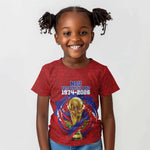 Custom Haiti Grenadye Alaso Kid T shirt Red Nou Retounen Anko 1974-2026 - African Pride