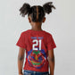 Custom Haiti Grenadye Alaso Kid T shirt Red Nou Retounen Anko 1974-2026 - African Pride