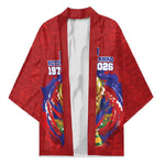 Custom Haiti Grenadye Alaso Kimono Red Nou Retounen Anko 1974-2026 - African Pride