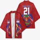 Custom Haiti Grenadye Alaso Kimono Red Nou Retounen Anko 1974-2026 - African Pride