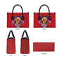 Haiti Grenadye Alaso Leather Bag Red Nou Retounen Anko 1974-2026 - African Pride