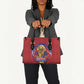 Haiti Grenadye Alaso Leather Bag Red Nou Retounen Anko 1974-2026 - African Pride
