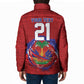 Custom Haiti Grenadye Alaso Padded Jacket Red Nou Retounen Anko 1974-2026 - African Pride