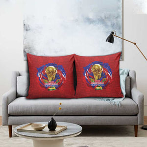 Haiti Grenadye Alaso Pillow Cover Red Nou Retounen Anko 1974-2026 - African Pride