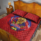 Haiti Grenadye Alaso Quilt Bed Set Red Nou Retounen Anko 1974-2026 - African Pride