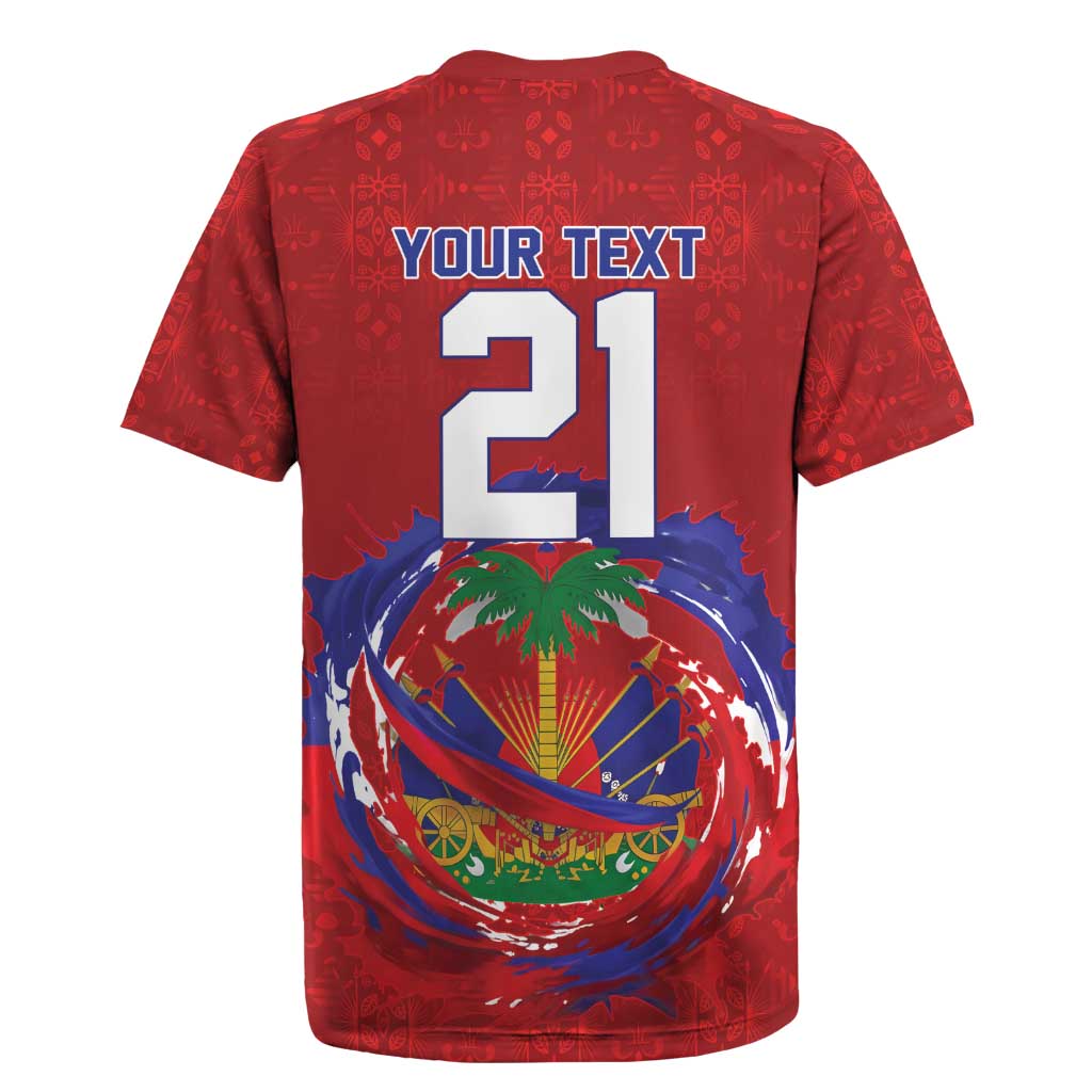 Custom Haiti Grenadye Alaso Rugby Jersey Red Nou Retounen Anko 1974-2026 - African Pride